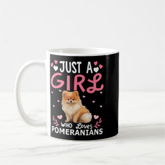 Taza De Café Chicas Perros Mujeres Una Chica Que Ama Pomvibesni