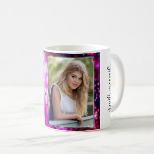 Taza De Café Chicas purpurinas Miss Julio 2025 Mug