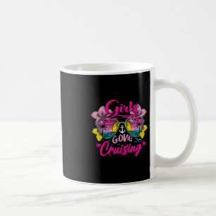 Taza De Café Chicas Retro de Crucero de Vacaciones Divertidas