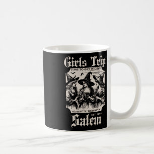 Taza De Café Chicas Viajan Salem 1692 Perdieron A Una Bruja