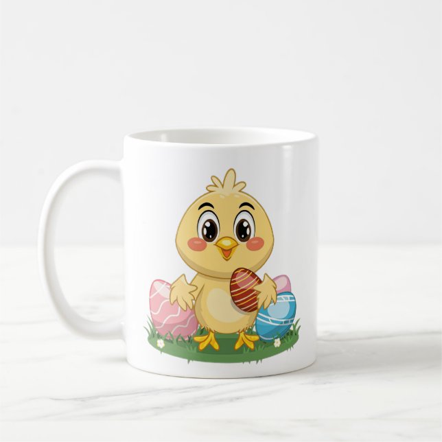 Taza De Café Chick de Pascua (Izquierda)