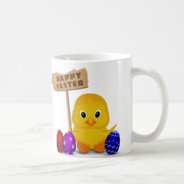Taza De Café Chick de Pascua con Rótulo - Mug