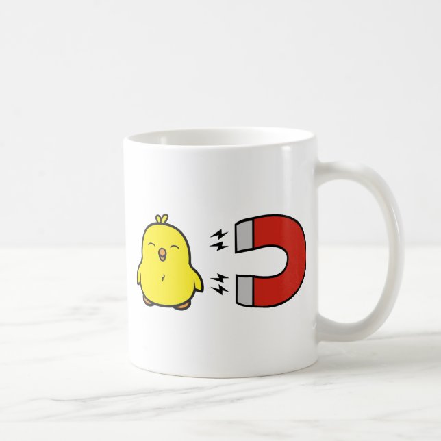 Taza De Café Chick Magnet (Derecha)