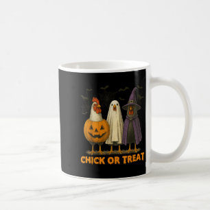 Taza De Café Chick O Trato Divertido Pollo Halloween Costume Ch