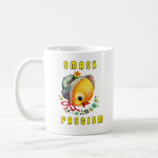 Taza De Café Chick retro lindo - sacudir el fascismo