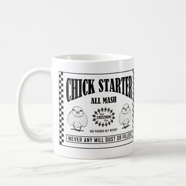 TAZA DE CAFÉ CHICK STARTER (Izquierda)