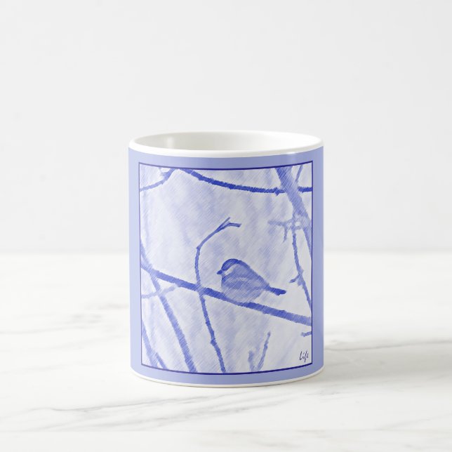 Taza De Café Chickadee Life Mug (Centro)