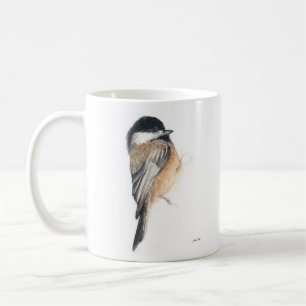 Taza De Café Chickadee Watercolor Art Coffee Mug