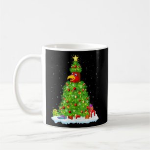Taza De Café Chicken Bird Xmas Iluminación Árbol Gracioso Pollo