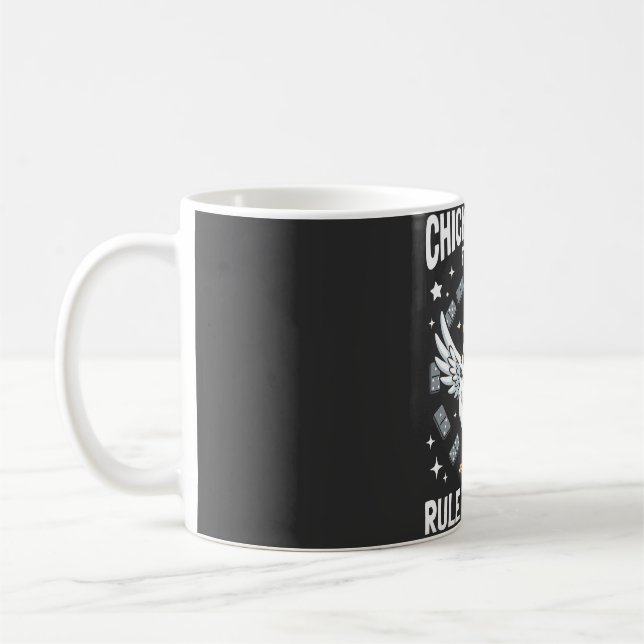 Taza De Café Chicken Foot Friends Rule the Roost (Izquierda)