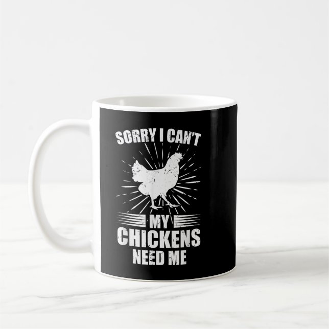Taza De Café Chicken King Mens Chicken Lover Shirt Pet Chicken  (Izquierda)