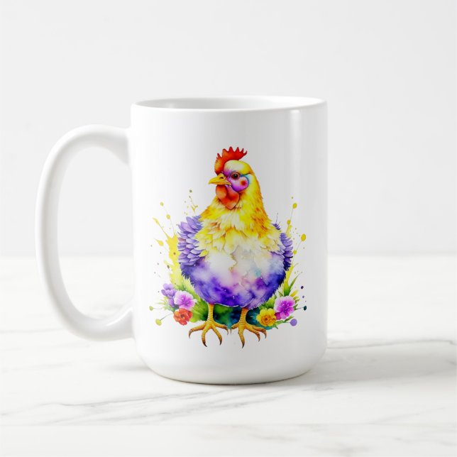 Taza De Café Chicken Lover alimentado por el café (Izquierda)