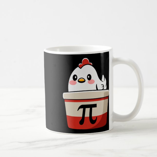 Taza De Café Chicken Pot Pie Funny Math Lover Pi Day Student (Derecha)