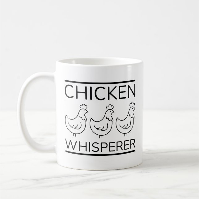 Taza De Café Chicken Whisperer (Izquierda)