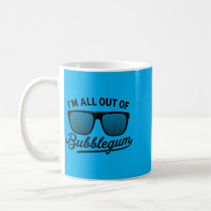 Taza De Café Chicle Agotado Gles Afligido Divertido Antiguo