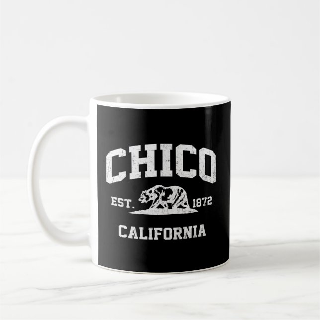 Taza De Café Chico California Ca State Athletic Style (Izquierda)