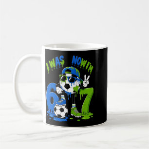 Taza De Café Chico de 7 años cumpleaños fútbol helado goteo 7 a