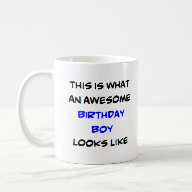 Taza De Café chico de cumpleaños, genial (Izquierda)