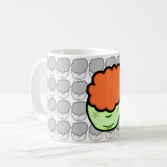 Taza De Café Chico de jengibre (personalizado gracioso como ske (Anverso izquierdo)