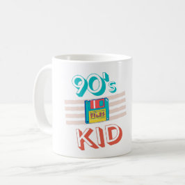 TAZA DE CAFÉ CHICO DE LOS 90 - AMANTES DEL DISQUETE