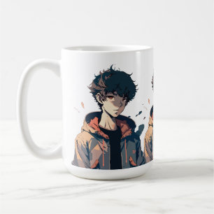 Taza De Café Chico de Manga Elegante con Chaqueta Marrón
