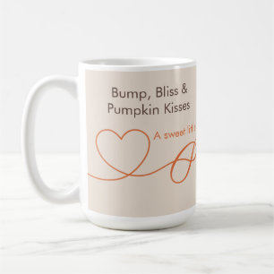 Taza De Café Chico de Otoño: Baby Shower de Calabacita