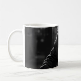 Taza De Café Chico Estético Malhumorado en Sudadera con Capucha