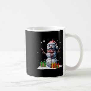 Taza De Café Chico Navidad voleibol muñeco de nieve