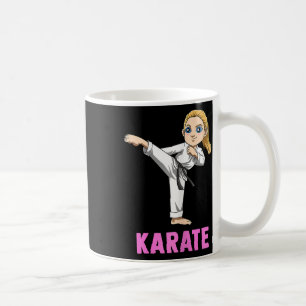 Taza De Café Chico Pateando Y Golpeando - Chica Monada De Karat