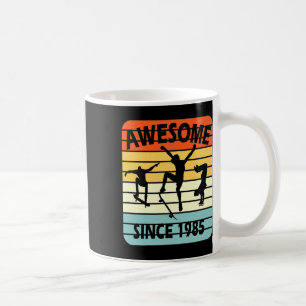Taza De Café Chico Patineta Cumpleaños 36 Increíble Desde 1985