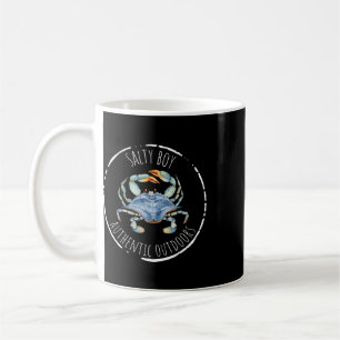 Taza De Café Chico Salado Actitud Salada Divertido Pescar Cangr