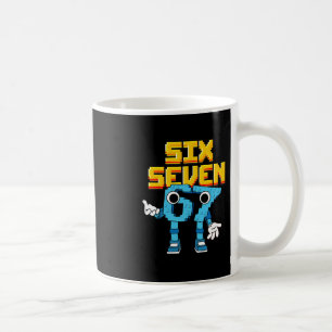 Taza De Café Chicos Chicas Niños Italiano Brainrot Meme 67 Seis