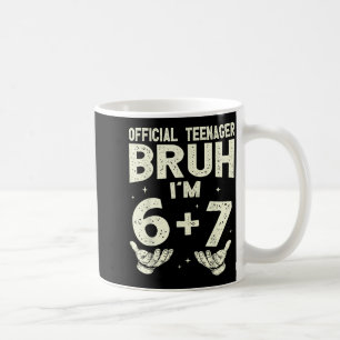 Taza De Café Chicos de 13 años de cumpleaños adolescente seis s