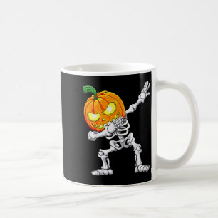 Taza De Café Chicos de Halloween haciendo Dabbing Esqueleto Y C