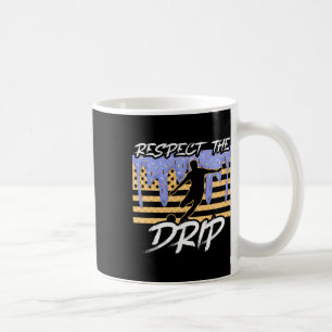 Taza De Café Chicos del goteo de fútbol Goteando helado Respeta