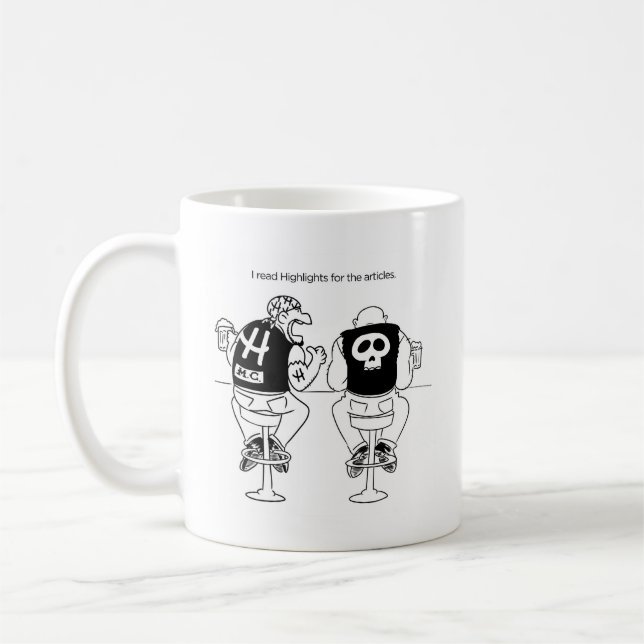 Taza De Café Chicos motociclistas en Bar Mug (Izquierda)