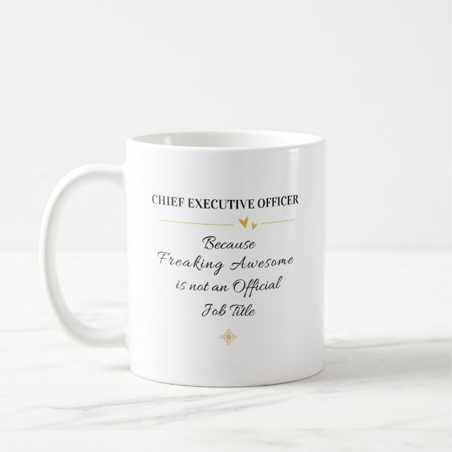 Taza De Café Chief Executive Officer Office Quote (Izquierda)