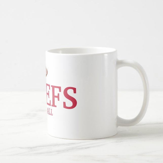 TAZA DE CAFÉ CHIEFS FOOTBALL  (Derecha)