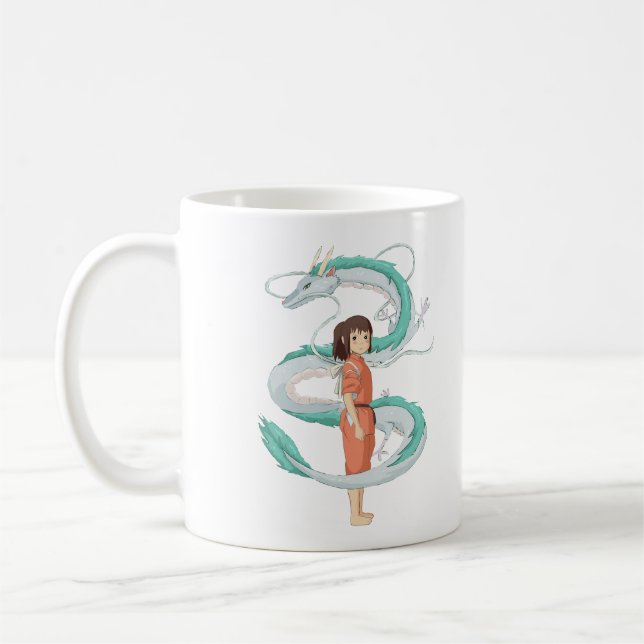 Taza De Café Chihiro se aleja con espíritu (Izquierda)