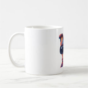 Taza De Café Chihuaha estilo chillhuahua bohemio con Sunglasse