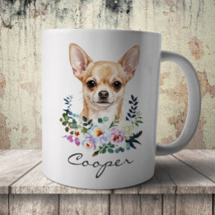 Taza De Café Chihuahua acuarela