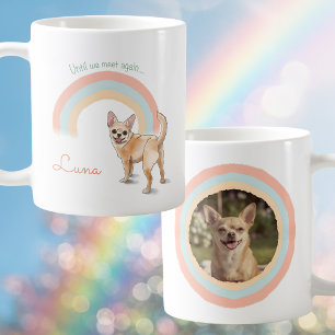 Taza De Café Chihuahua acuarela personalizada – nombre y foto