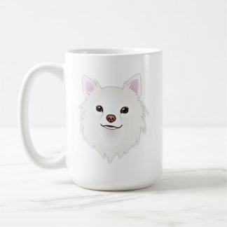 Taza De Café Chihuahua Blanco Esponjoso