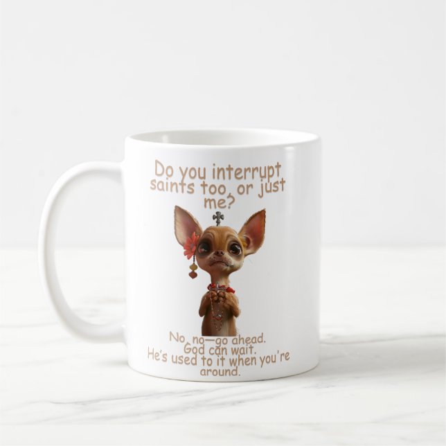 Taza De Café Chihuahua Coffee Mug (Izquierda)