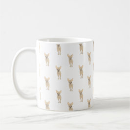 Taza De Café Chihuahua (corto haitiano, fawn Tan)