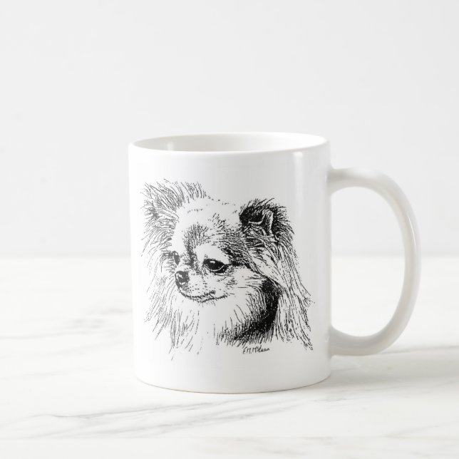 Taza De Café Chihuahua de Longcoat (Derecha)