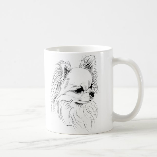 Taza De Café Chihuahua de Longcoat (Derecha)