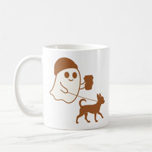 Taza De Café Chihuahua es un fantasma lindo