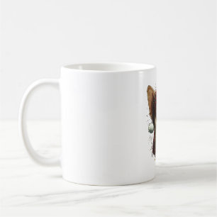 Taza De Café Chihuahua Feliz Navidad X-Mas Tree Cute