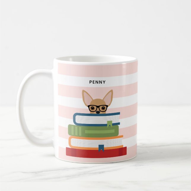 Taza De Café Chihuahua Mugs (Izquierda)